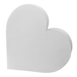 Baza serce - białe 14x14 - Rzeczy z papieru