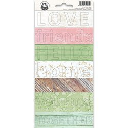 Arkusz naklejek z napisami Till we meet again 02, 10,5 x 23cm - P13