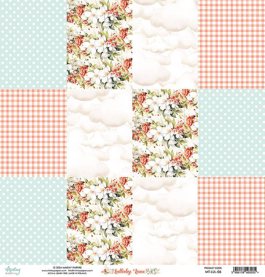 Papier do scrapbookingu 30x30 - Mintay - Lullaby Lane 06