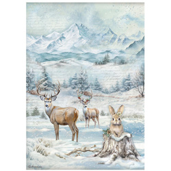 Papier ryżowy do decoupage A4 - The Owl's House - dzika fauna - Stamperia