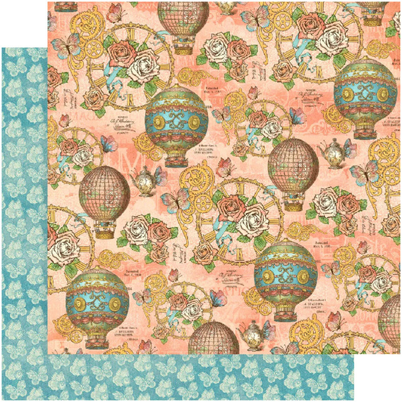 Papier do scrapbookingu 30x30 - Graphic 45 - Imagine - Create Yourself