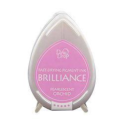 Szybkoschnący tusz pigmentowy Brilliance Drop - Pearlescent Orchid - Tsukineko