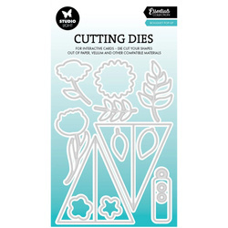 Wykrojnik do papieru - StudioLight - Bouquet pop-up kwiaty w rożku