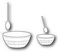Wykrojnik - Poppystamps - Baking Spoons and Bowls 1321 łyżki i miski