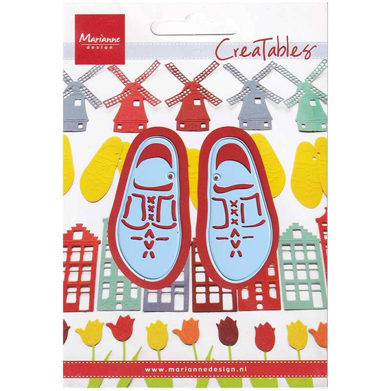 Wykrojnik - Marianne Design - Wooden shoes - "drewniane" buty