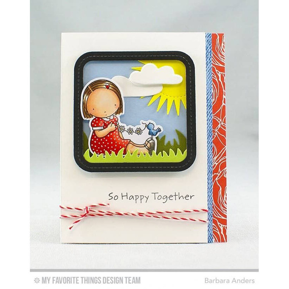 Wykrojnik + stempel - My Favorite Things - Happy Together