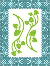 Wykrojnik - Cheery Lynn - Victorian Garden Doily Frame FRM128 ramka gałązki