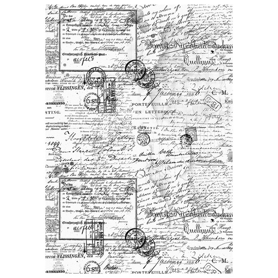 Zestaw papierów ryżowych do decoupage A4 - Ciao Bella - Meaningful Memories