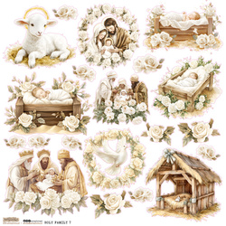 Naklejki papierowe - ScrapLove - Holy Family 7 - Święta Rodzina 7