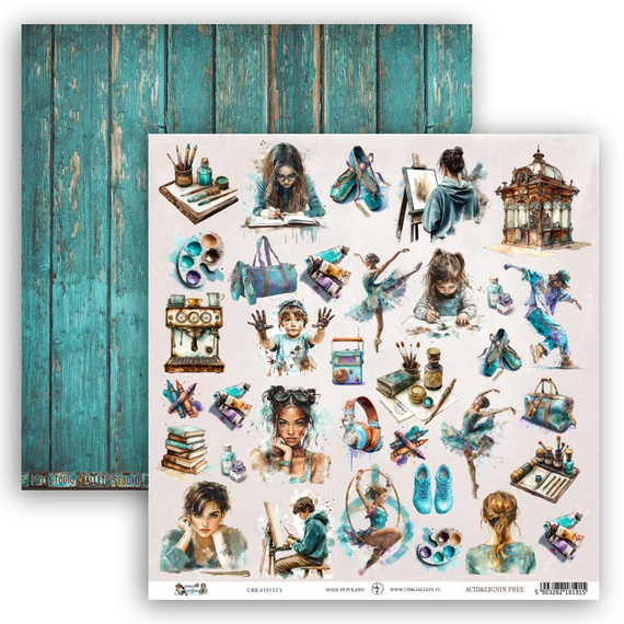 Zestaw papierów do scrapbookingu 30x30 - Uhk Gallery - Essence and Form