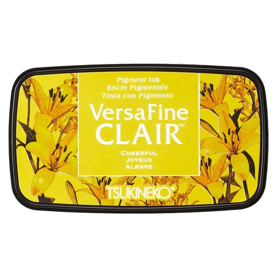 Tusz pigmentowy Tsukineko Versafine Clair - Cheerfull - żółty