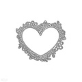 Wykrojnik - DPCraft - Kwiatowe serce