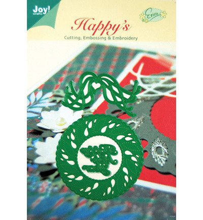 Wykrojnik - Joy!Crafts - 6002/2006 wieniec Happy New Year