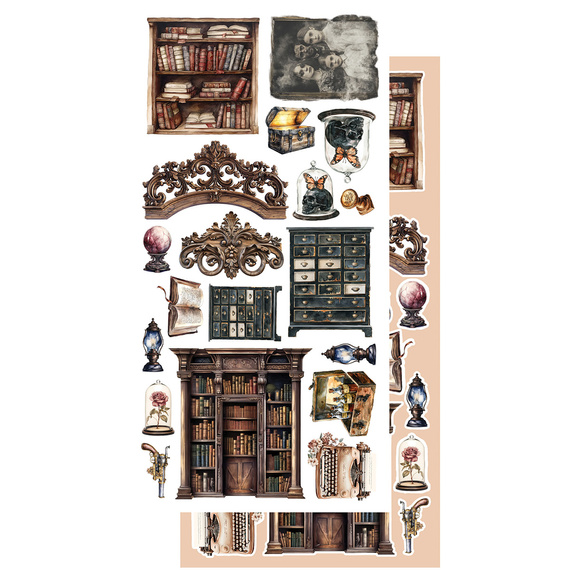 Zestaw papierów do scrapbookingu 15x30 - Alchemy of Art - Behind Closed Doors
