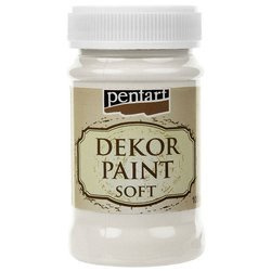 Farba kredowa Dekor Paint biały krem - cream white 100ml - Pentart