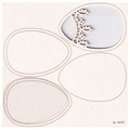 Tekturka - Tatting Easter - Shaker box Jajo 03 - Scrapiniec