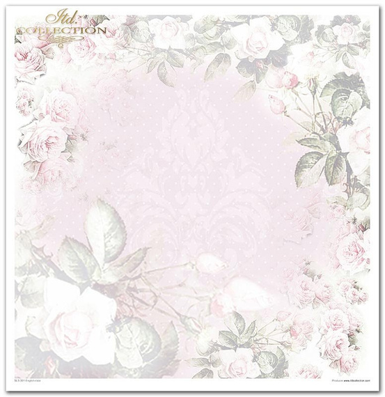 Zestaw papierów do scrapbookingu 30x30 - English rose