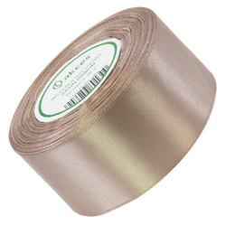 Wstążka satynowa antyczne złoto 50mm - 32mb