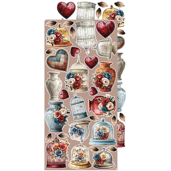 Zestaw dodatków do scrapbookingu - Craft o'clock - Timeless Grace - Flowers & More