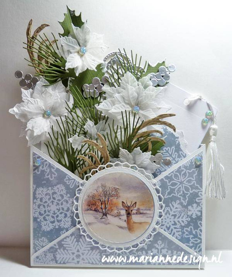 Wykrojnik - Marianne Design - Anja's antlers - poroże