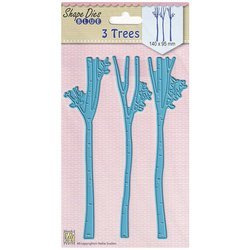 Wykrojnik - Nellie's Choice - SDB050 3-trees drzewa