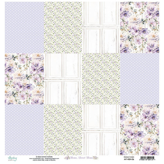 Papier do scrapbookingu 30x30 - Mintay - Home, Sweet Home 06