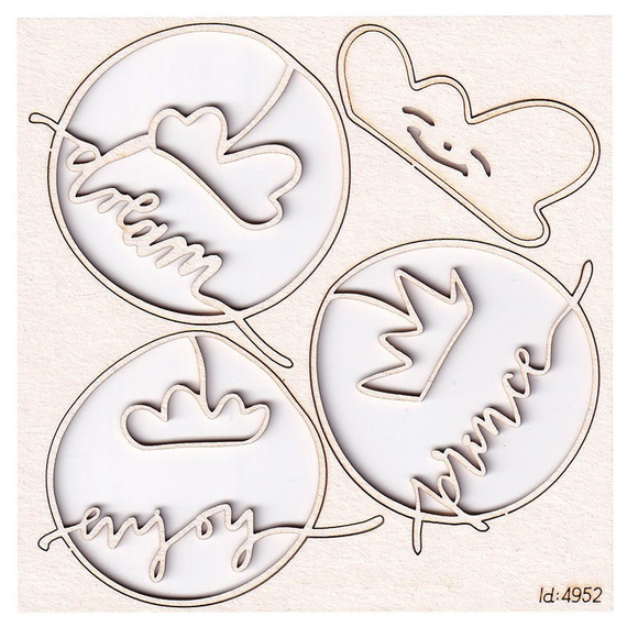 Tekturka - Clouded hearts - Prince - Scrapiniec