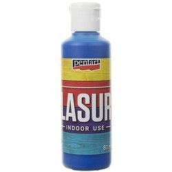 Bejca do drewna Lasur niebieska blue 80ml - Pentart