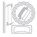 Wykrojnik Sizzix Thinlits - Scalloped Circles, Borders & Banners
