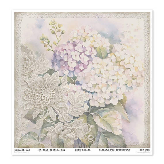 Zestaw papierów do scrapbookingu 30x30 - Summer Bouquet - Itd Collection