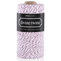 Sznurek Plum Divine Twine - 1m - Whisker Graphics - biało-śliwkowy