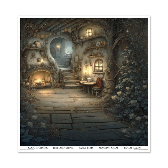 Zestaw papierów do scrapbookingu 30x30 - Mouse World - Interior - Itd Collection