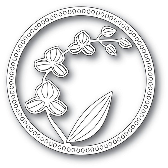 Wykrojnik - Memory Box - Delicate Orchid ramka orchidea