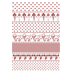 Szablon 21x29,7  - Stamperia - Daydream bordiury