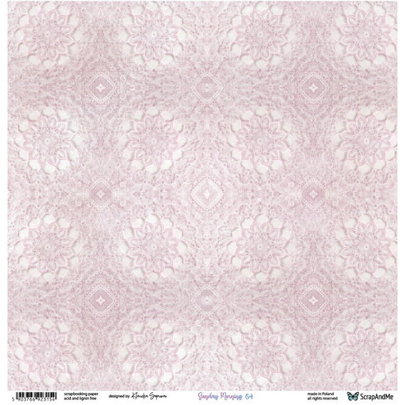 Papier do scrapbookingu 30x30 - ScrapAndMe - Sunday Morning 03/04