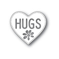 Wykrojnik - Poppystamps - Hugs Heart serce