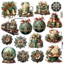 Naklejki - ScrapLove - Old Christmas 3