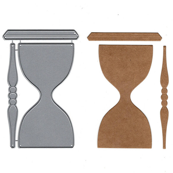 Wykrojnik - Poppystamps - Grand Hour Glass - klepsydra