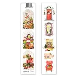 Papier do scrapbookingu 5x30 pasek - Lexi Design - Christmas in Town 05