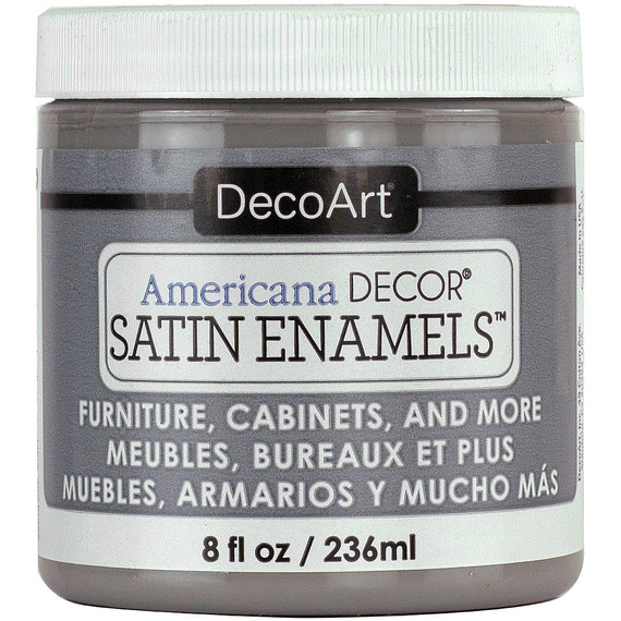 Farba Satin Enamels Americana Decor 236ml - Smoke Grey 