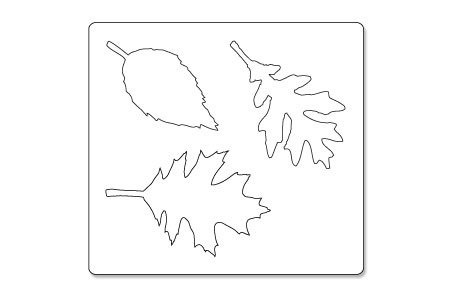 Wykrojnik Sizzix – Bigz Dies - Tattered Leaves by Tim Holtz 656927 liście