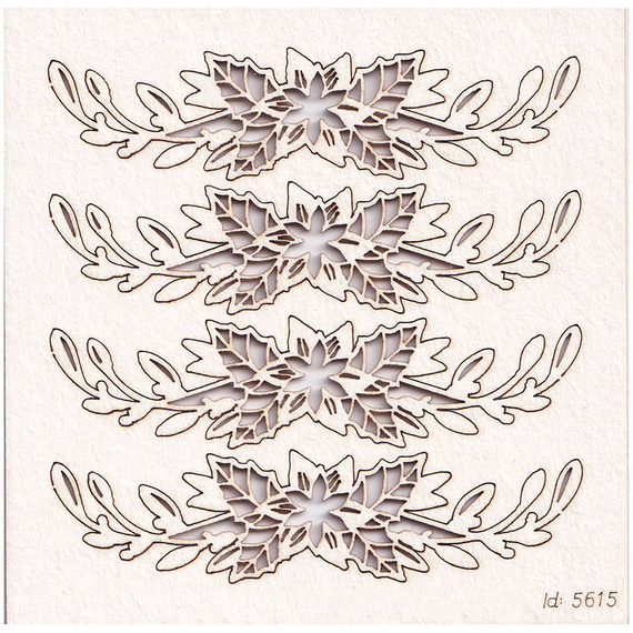 Tekturka - Joyful - Poisentia 4 pieces - Scrapiniec