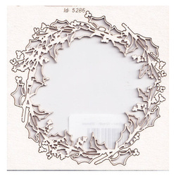 Tekturka - Flowers of Winter - Wreath - Wieniec