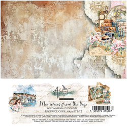 Zestaw papierów 15x15 - Alchemy of Art - Memories from the trip