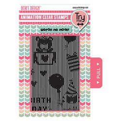 Stemple do kartek animowanych - Birthday - urodziny