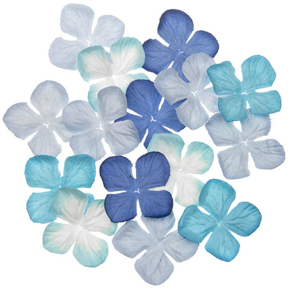Hortensje - mix niebieski 50mm - 100szt