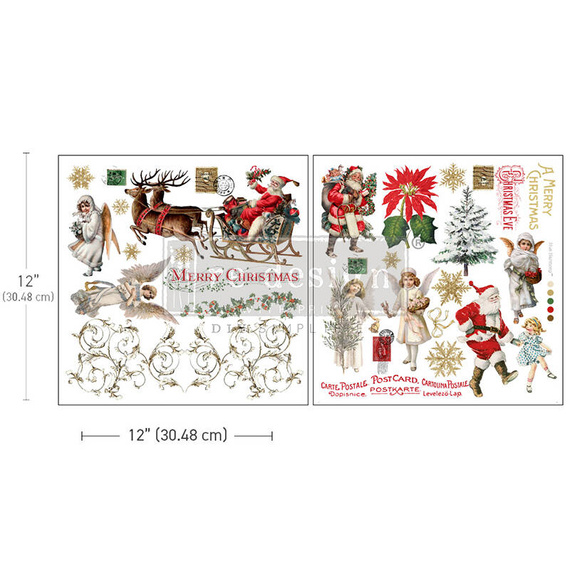 Decor transfer - Prima - Holiday Traditions
