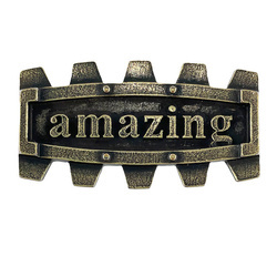 Ozdoba metalowa galwanizowana - Ramka Amazing