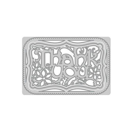 Wykrojnik - Tonic Studios - Thank You napis ramki