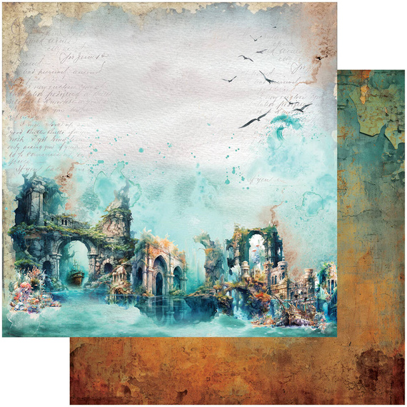 Zestaw papierów do scrapbookingu 15x15 - Alchemy of Art - Underwater World